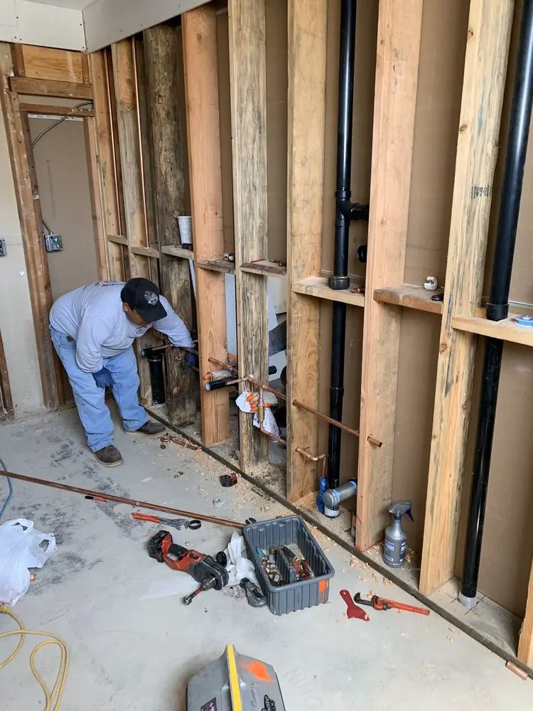 Commercial rough-in plumbing for Gas Line Repair in Grass Valley